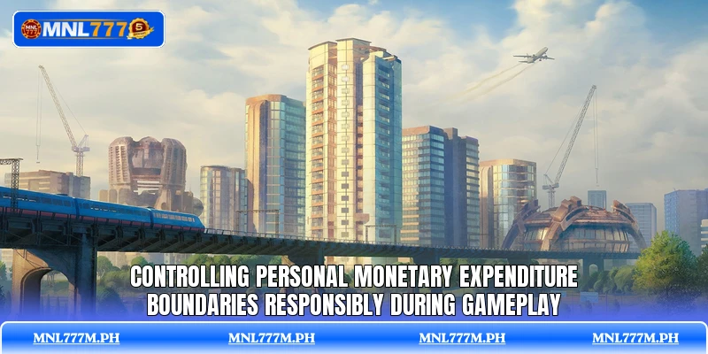 Controlling personal monetary expenditure boundaries responsibly during gameplay