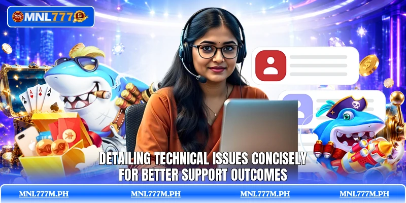 Detailing technical issues concisely for better support outcomes