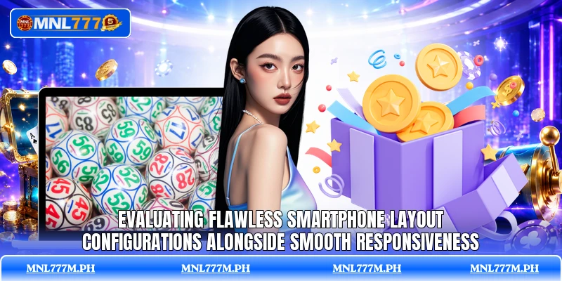 Evaluating flawless smartphone layout configurations alongside smooth responsiveness
