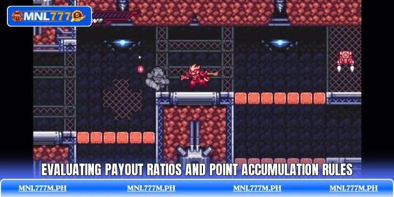 Evaluating payout ratios and point accumulation rules