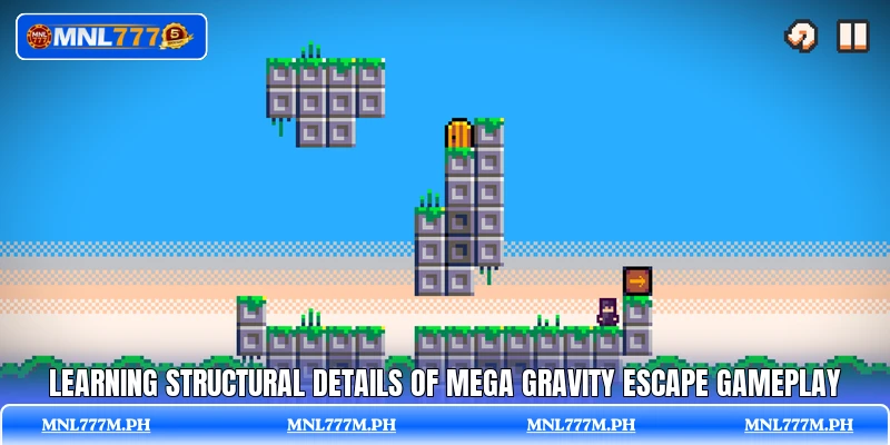 Learning structural details of Mega Gravity Escape gameplay