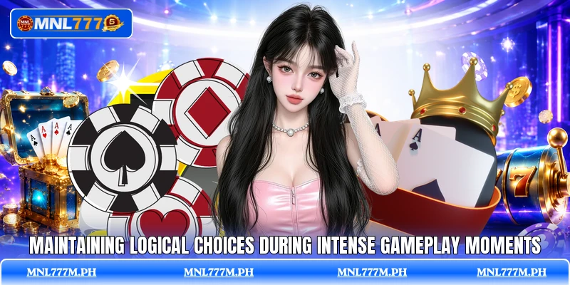 Maintaining logical choices during intense gameplay moments