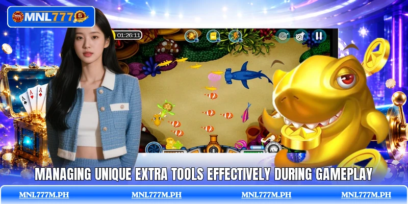 Managing unique extra tools effectively during gameplay