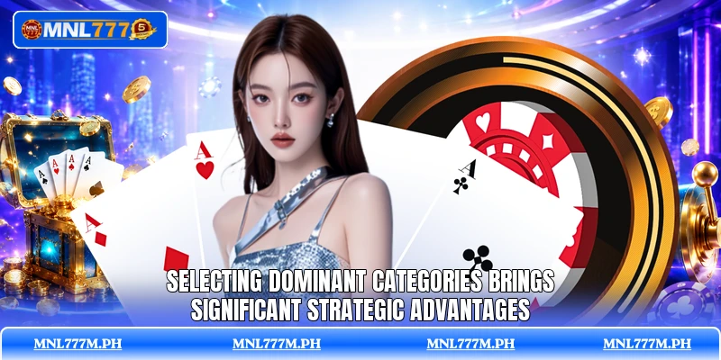 Selecting dominant categories brings significant strategic advantages